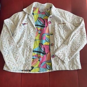 KEREN Hart Colorful Button Jacket